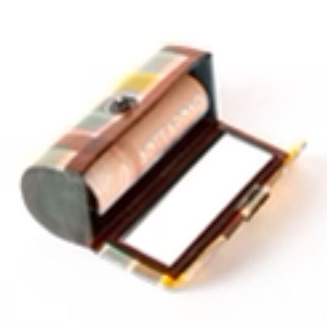 Plaid Shanti Leather Lipstick Case