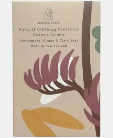 Scented Drawer Sachet - Lemongrass, Ginger & Clary Sage