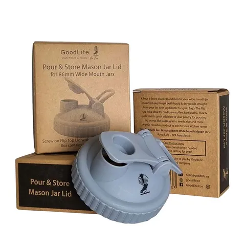 Pour and Store Mason Jar Lid 86mm