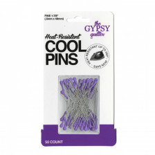 Cool Pins - Heat Resistant Gypsy Quilters Pins - Purple