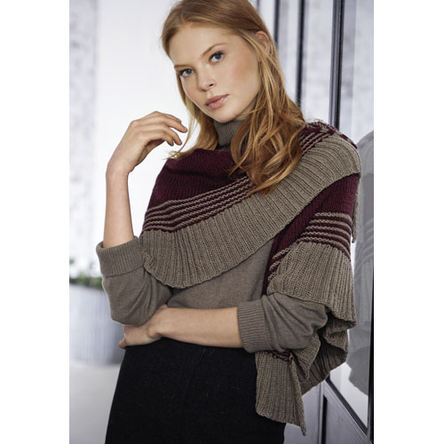 Lana Grossa Cool Wool Big - Womens Shawl - 0149 Knitting Pattern