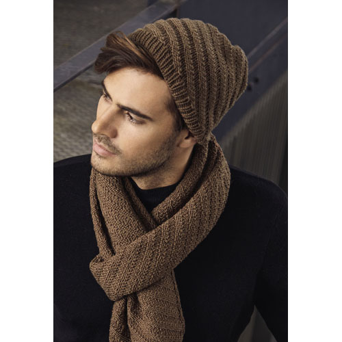 Lana Grossa Cool Wool Big - Mens Hat Knitting Pattern 0151