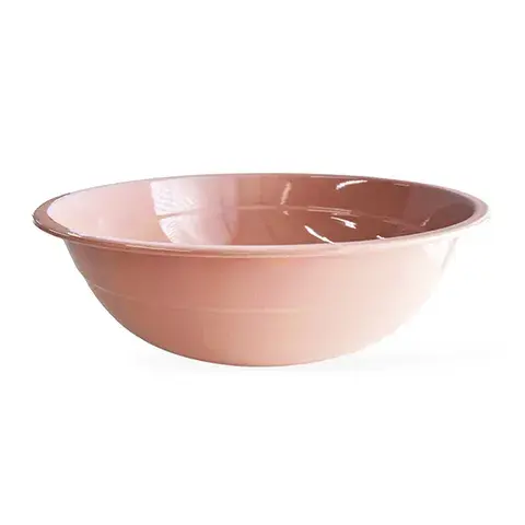 Dishy Enamelware Cafe Ridge 40cm basin - Clay Pink