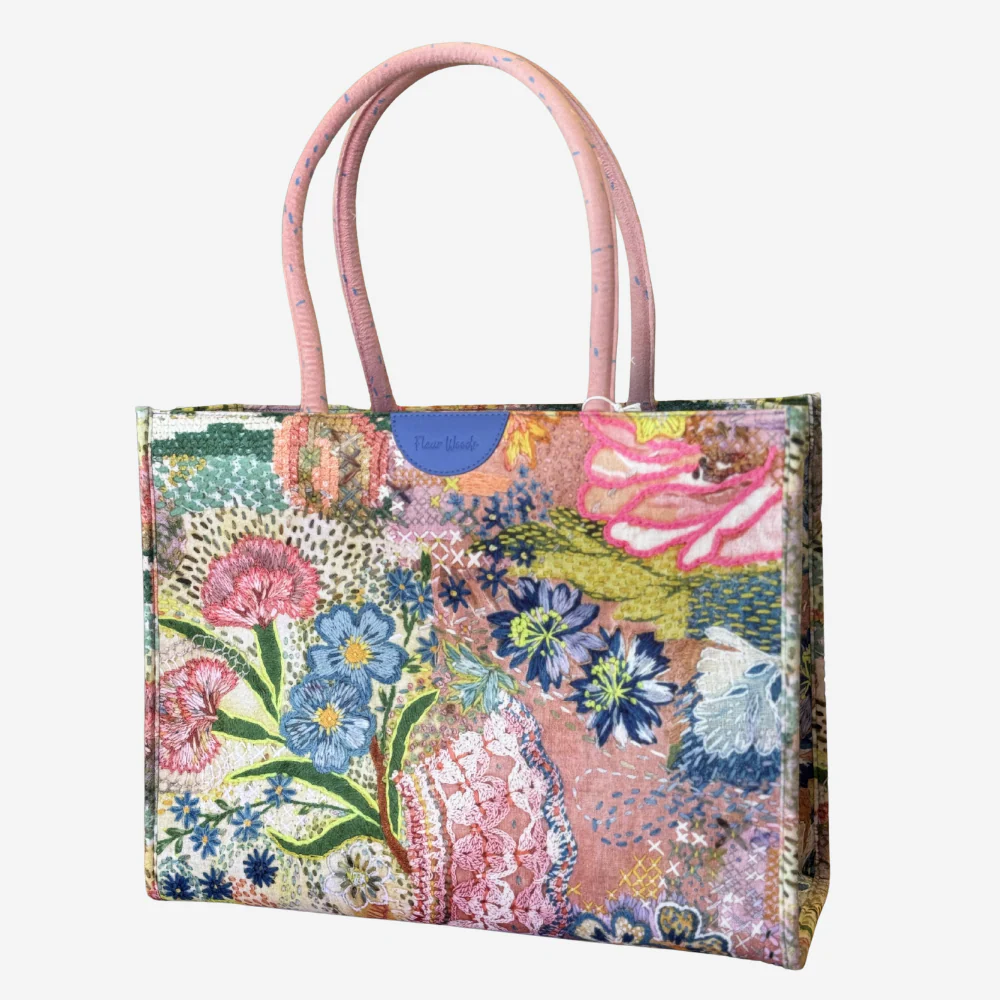 Boxy Tote - Meadow by Fleur Woods
