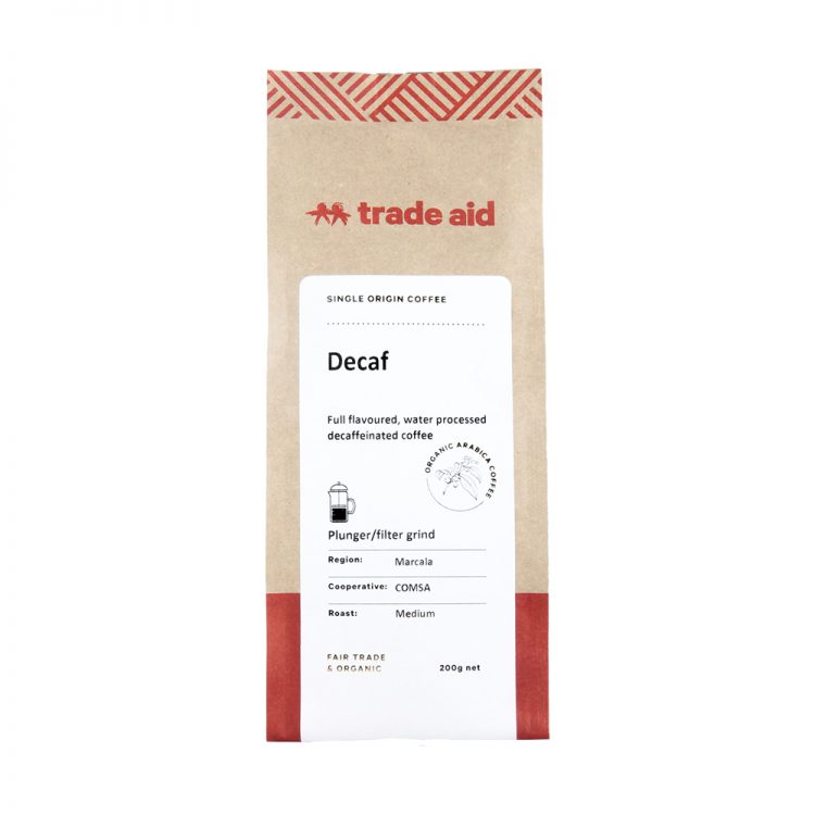 Decaf Coffee - Plunger Grind - Fair Trade