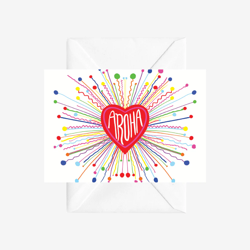 Card - Aroha Heart - Lissy & Rudi