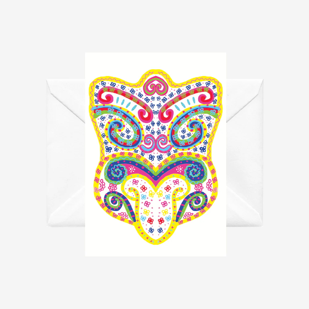 Card - Yellow Wheku - Lissy & Rudi