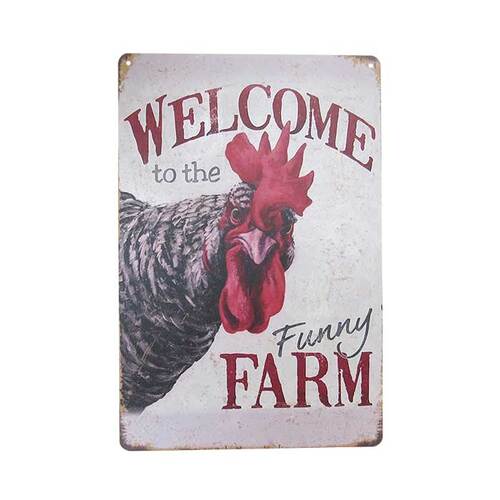 Art Tin - Farm Welcome