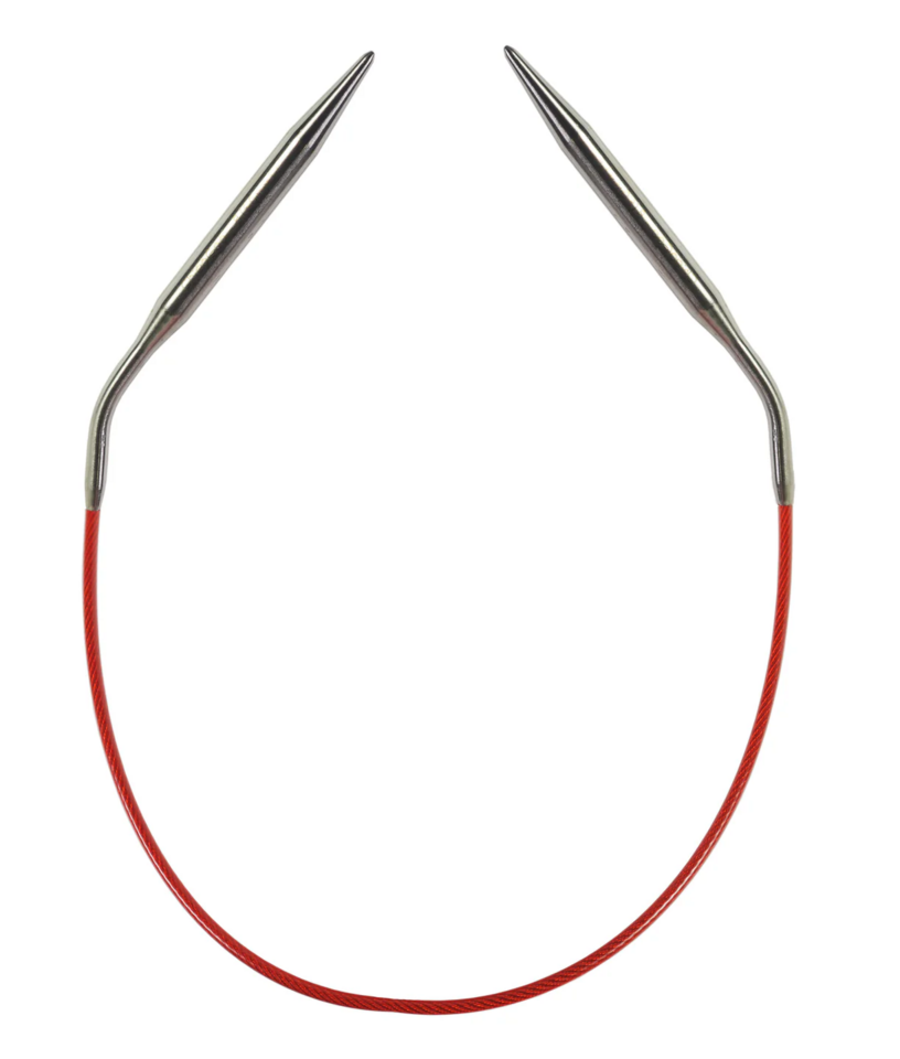 Chiao Goo Red Fixed Circular Knitting Needles - 30cm