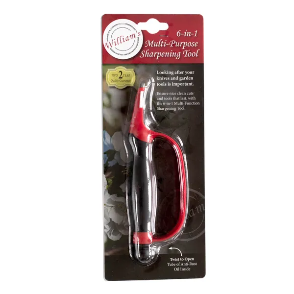 Williams Garden Tools 6-in-1 Multi-functioning Sharpening Tool