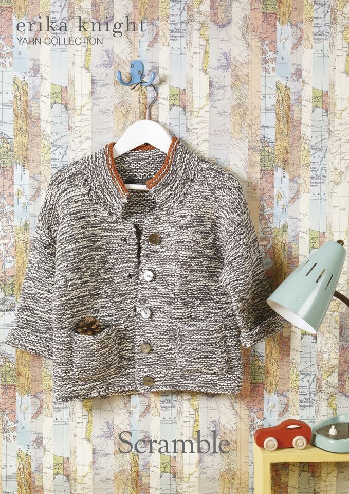 Scramble - Kids Jacket - by Erika Knight - Knitting Pattern