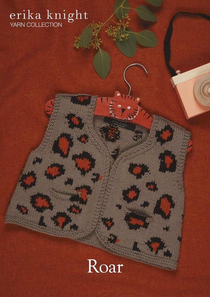 Roar - Childs Vest by Erika Knight - Knitting Pattern