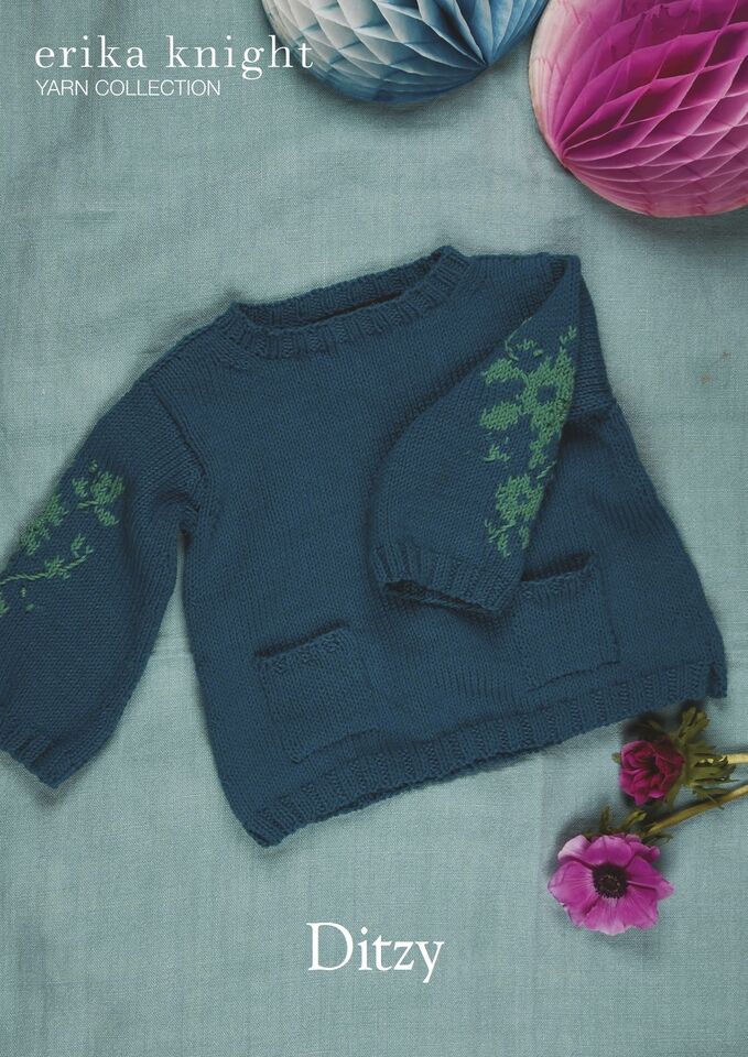 Ditzy - Childs Jumper - By Erika Knight - Knitting Pattern