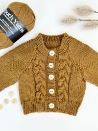 Pip Cardigan - Childs Knitting Pattern - DK/8 Ply - Touch Yarns 162