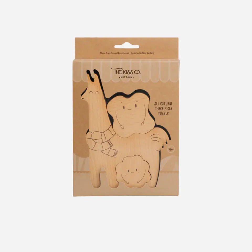 Wooden Puzzle - Apiti - The Kiss Co