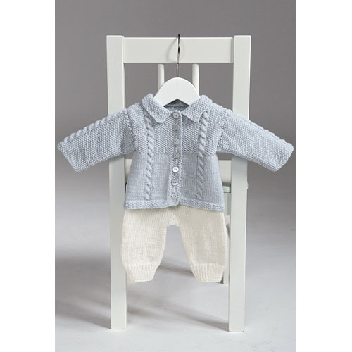 Infant Jacket and Pants - Knitting Pattern - Lana Grossa