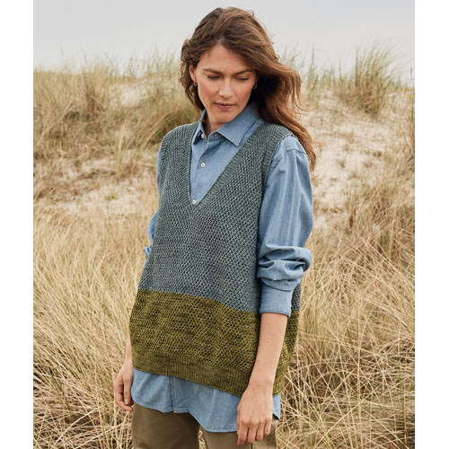 Womens Slipover - Knitting Pattern 009 - Lana Grossa