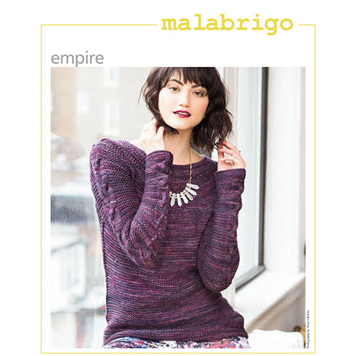 Empire Pullover - Rios Knitting Pattern 119 - Malabrigo Yarns