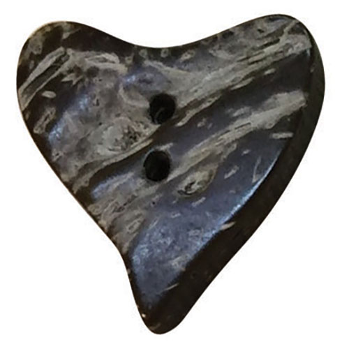 Coconut Heart Fashion Buttons - Multi pk