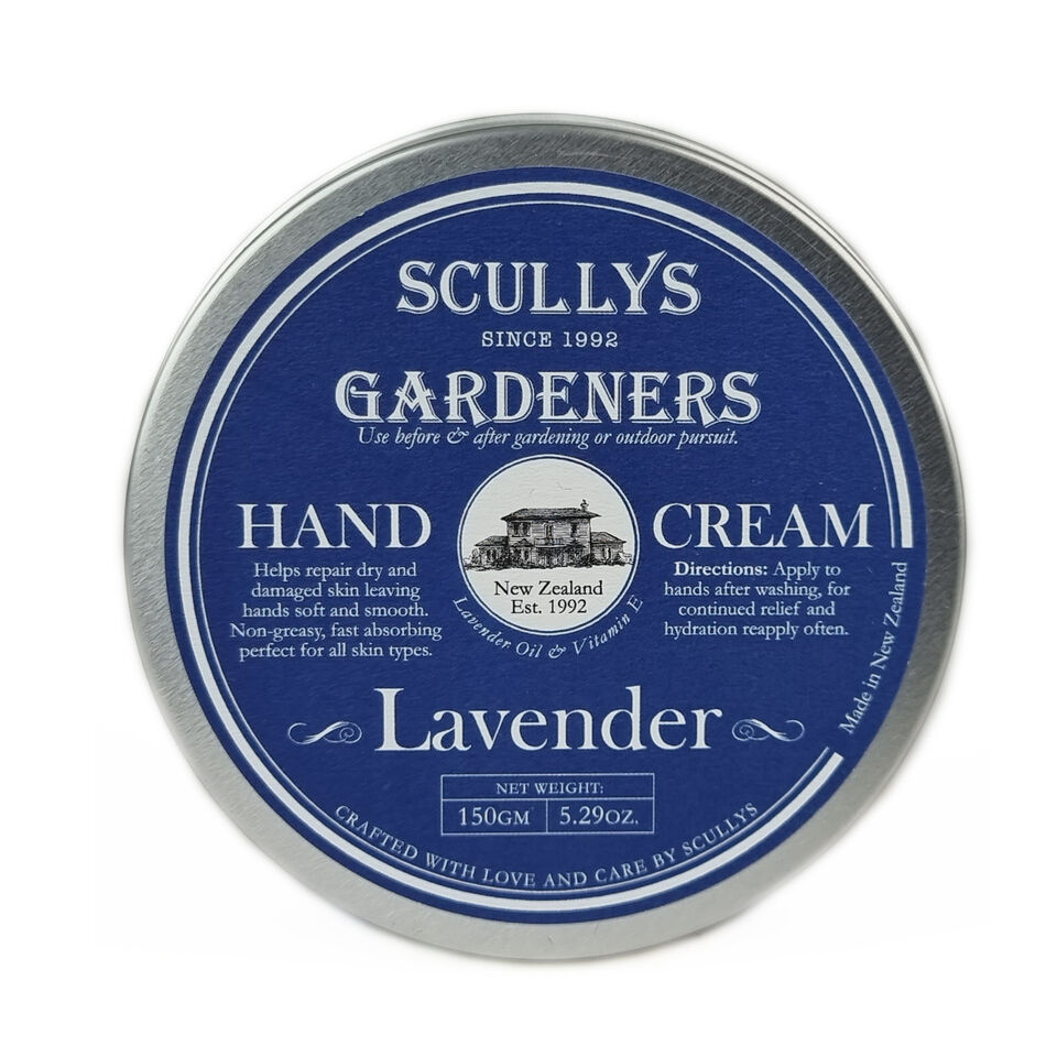 Scullys Gardeners Lavender Hand Cream 150g tin