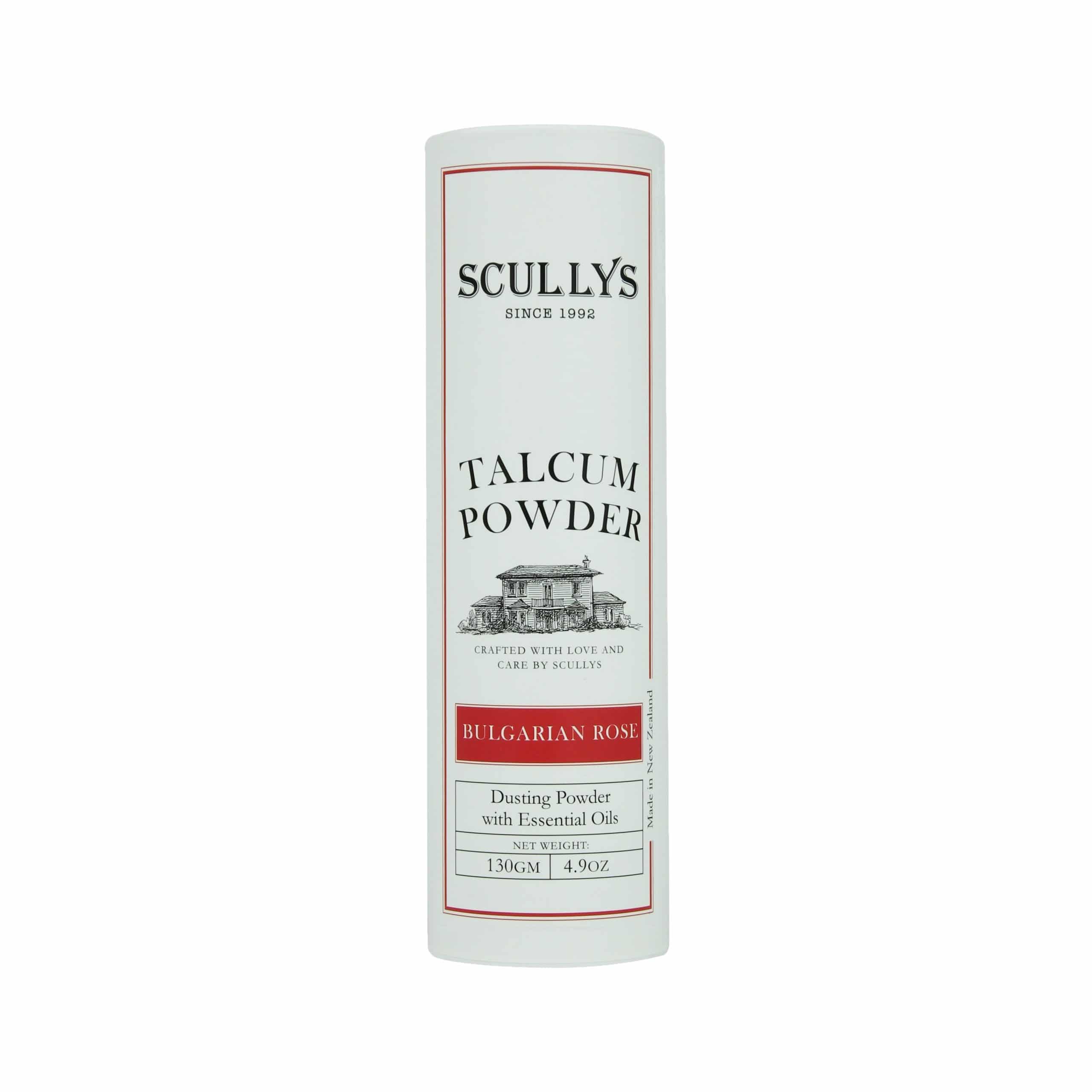 Scullys Talcum Powder - Bulgarian Rose Scented 130g