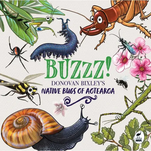 Buzzz - Native Bugs of Aotearoa - Illustrated Childrens Book