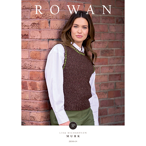 Murk - Vest - Knitting Pattern for Rowan Yarns - DK / 8PLy