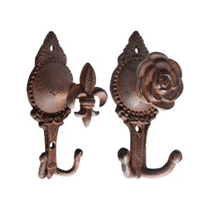 Cast Iron Flower Hook