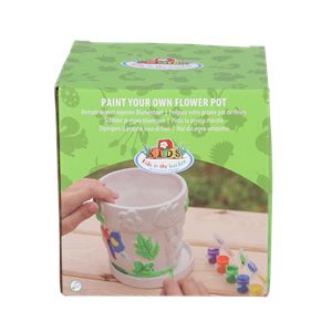 Kids Paint It Yourself Garden Flower Pot - Insects