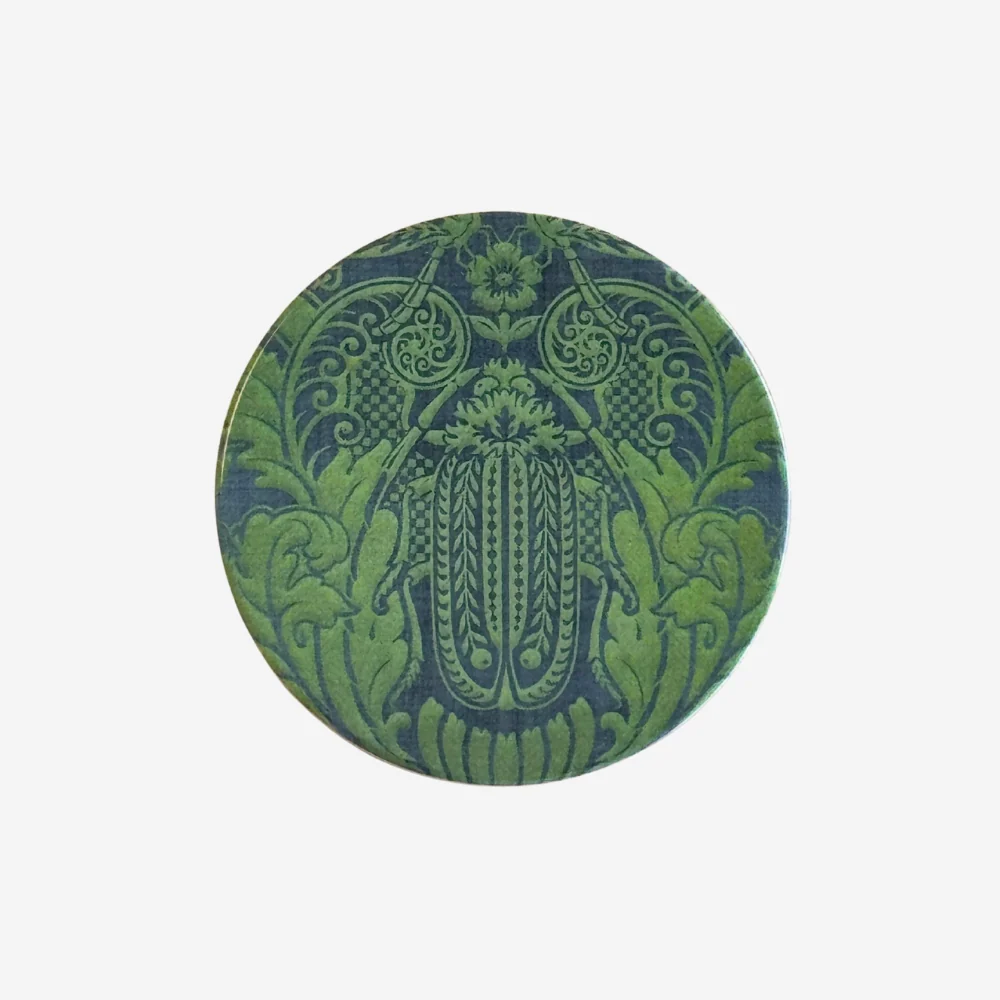 Coaster - Damask - Huhu Green - by Tanya Wolfkamp