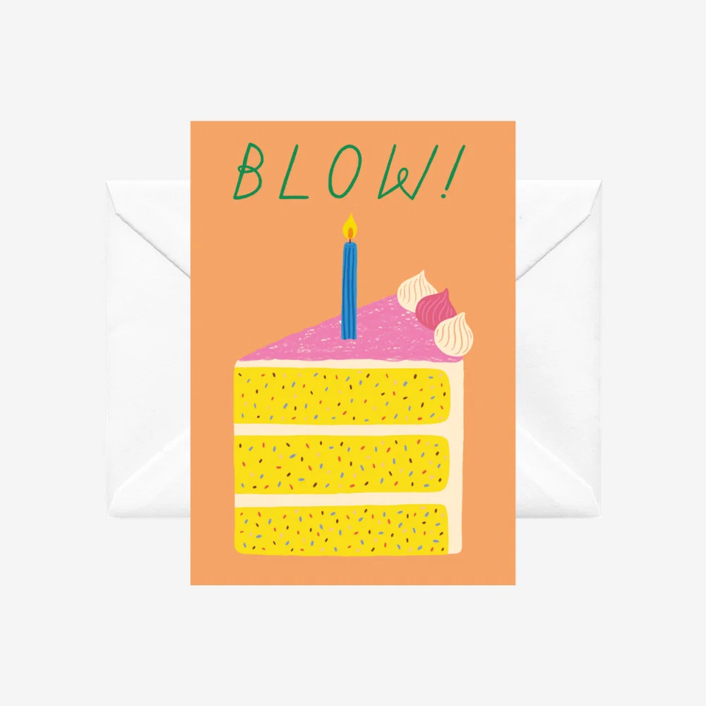 Blow - Greeting Card