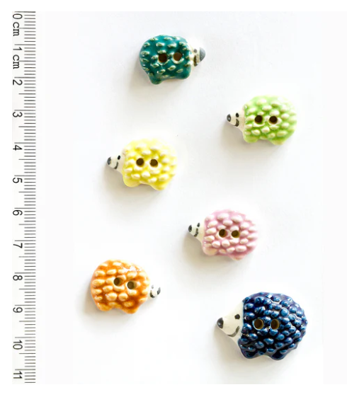 Hedgehogs - Incomparable Buttons - L115