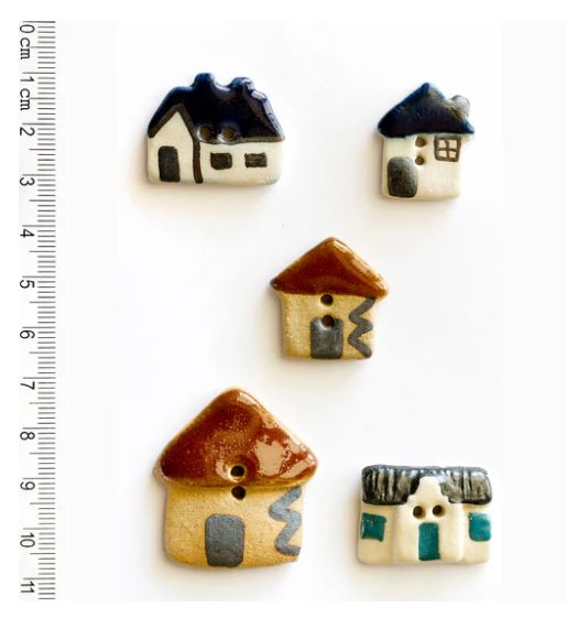 Little Houses - Incomparable Buttons - L211