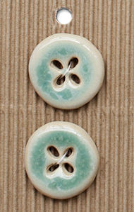 Aqua Round Buttons - Incomparable Buttons - L599