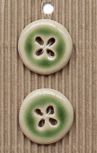 Green Round Buttons - Incomparable Buttons - L600