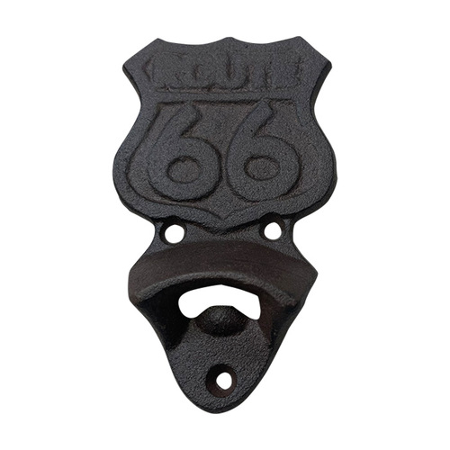 Route 66 Bottle Opener - Cast Iron