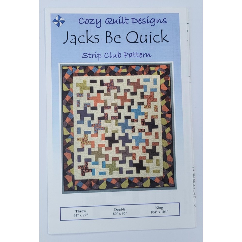Jacks Be Quick Quilting Pattern - Cozy Quilt Designs