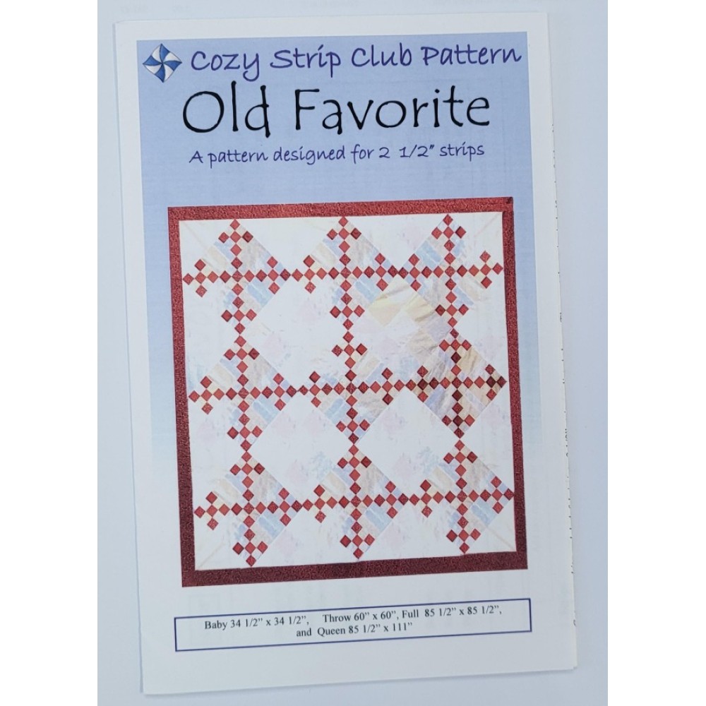 Old Favourite Pattern - Cozy Quilt Designs