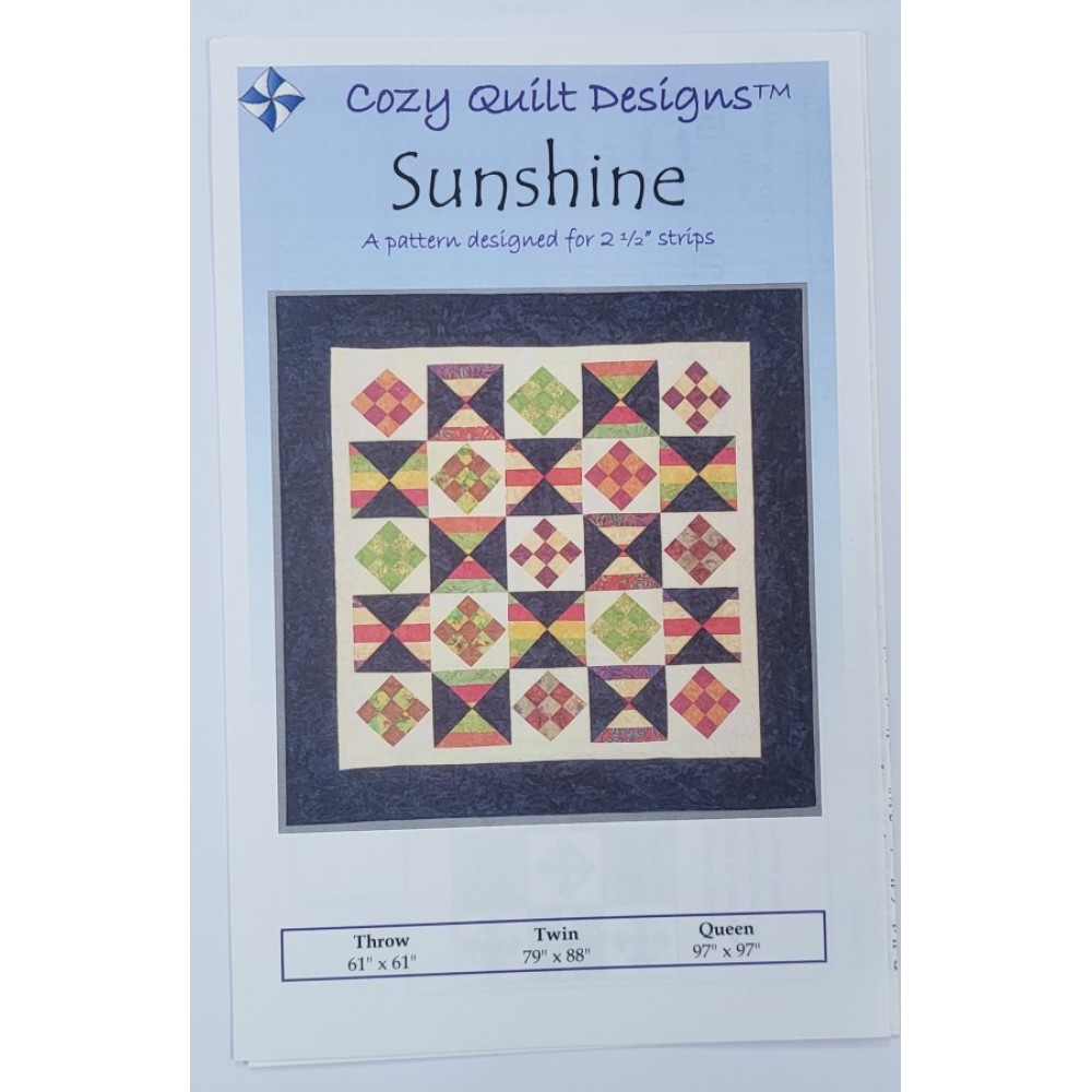 Sunshine Pattern - Cozy Quilt Designs