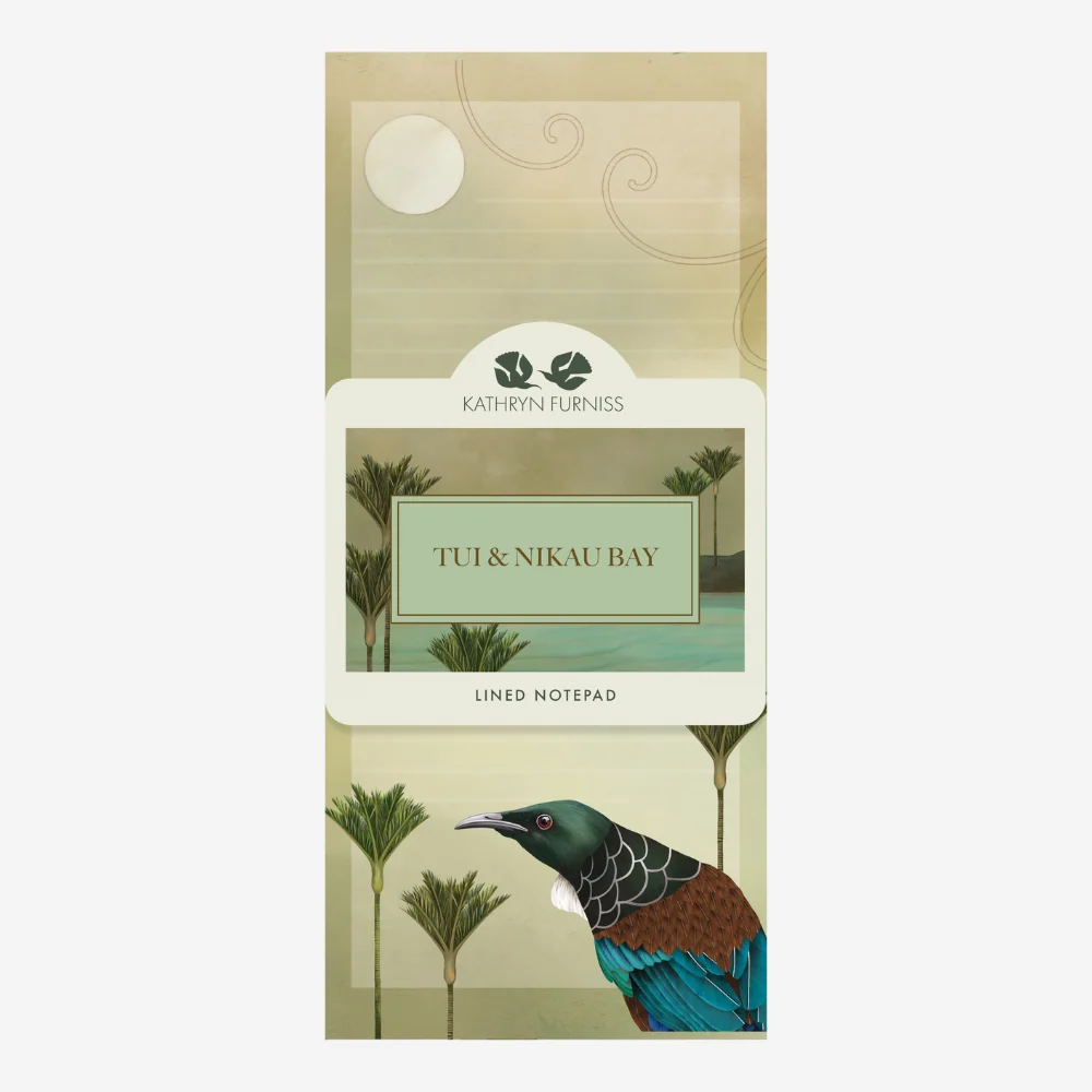List Pad - Tui and Nikau Bay - Kathryn Furniss