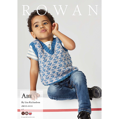 Abe Childs V Neck Vest - Rowan Yarns