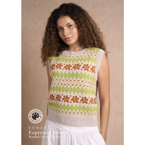 Espresso Vest Pattern - Rowan Yarns