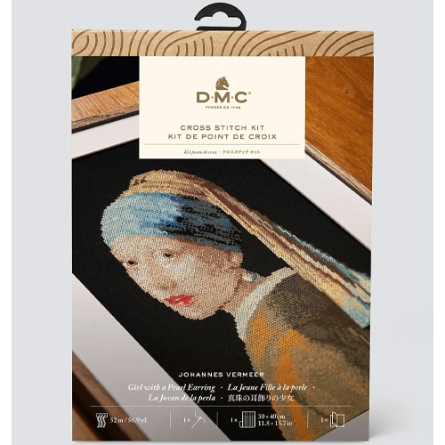DMC - Girl with a Pearl Earring -The Master's Collection Embroidery Kit