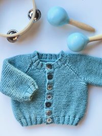 Billie Cardigan - childs cardi Knitting Pattern - Touch Yarns 149