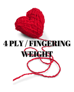 Fingering Weight / Sock/ 4 Ply