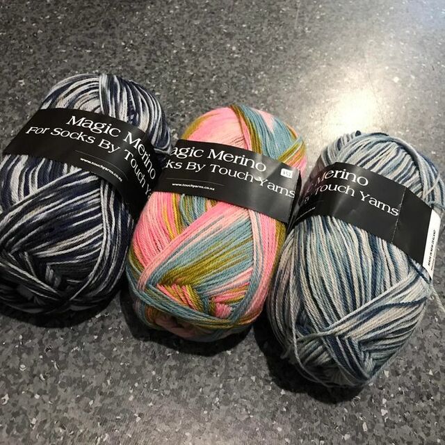 Touch Yarns Magic Merino Sock Yarn - Fingering / 4 Ply