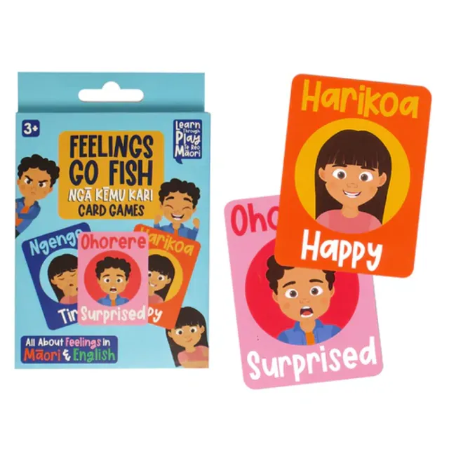 Go Fish Card Game - Emotions / Feelings - Bi-Lingual