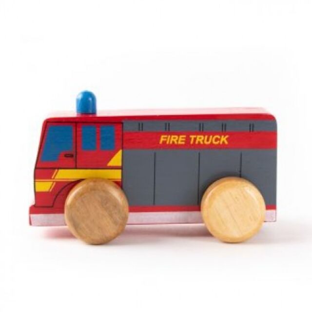 Fire Truck Push Along Toy