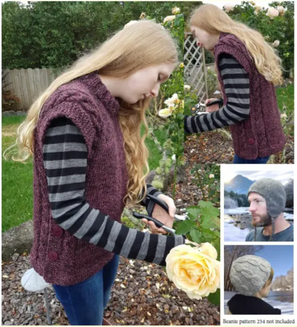 P255 Chunky Winter Tunic Knitting Pattern - Countrywide Yarns
