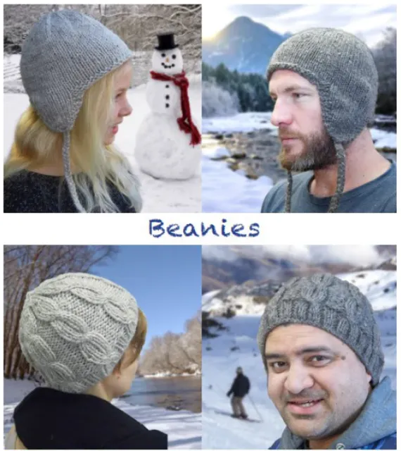 P234 Beanies Knitting Pattern - Countrywide Yarns